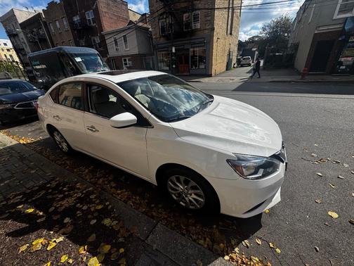 White 2016 Nissan Sentra SV
