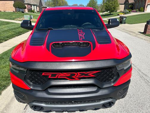 Red 2021 RAM 1500 TRX