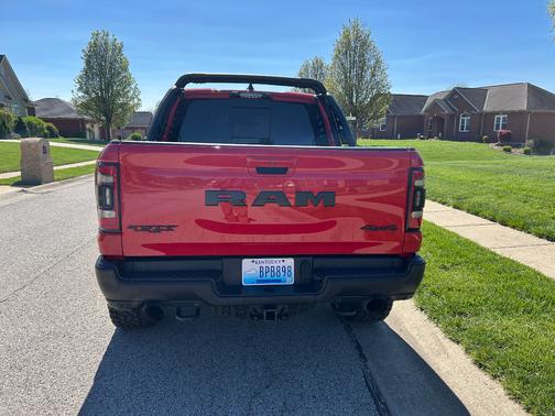 Red 2021 RAM 1500 TRX