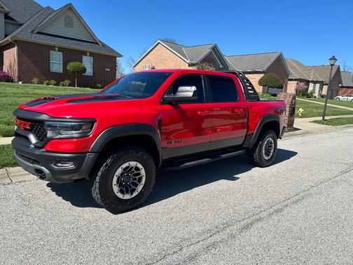 Red 2021 RAM 1500 TRX