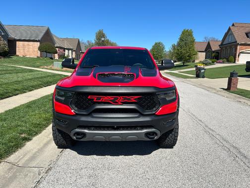 Red 2021 RAM 1500 TRX