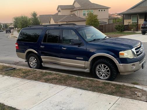 Blue 2008 Ford Expedition EL Eddie Bauer