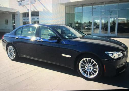 Blue 2015 BMW 750 Li xDrive
