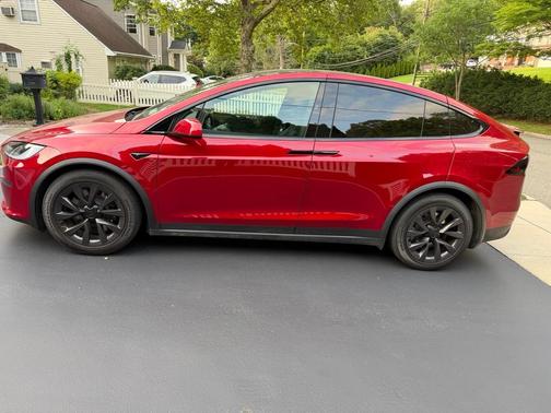 Red 2024 Tesla Model X Long Range