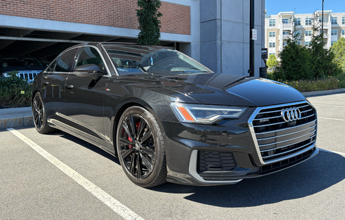 Black 2019 Audi A6 55 Premium Plus