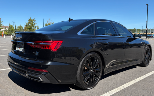 Black 2019 Audi A6 55 Premium Plus