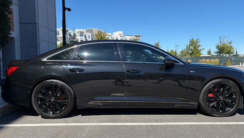 Black 2019 Audi A6 55 Premium Plus
