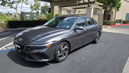 Gray 2024 Hyundai ELANTRA SEL