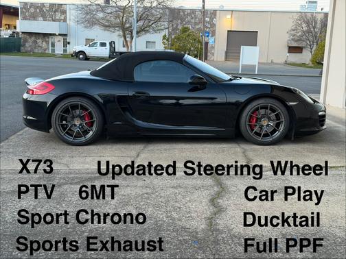 Black 2015 Porsche Boxster Boxster S