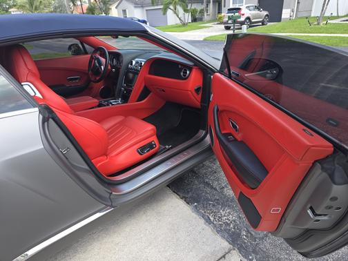 Silver 2014 Bentley Continental GT V8
