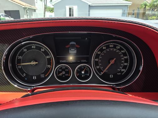 Silver 2014 Bentley Continental GT V8