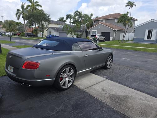 Silver 2014 Bentley Continental GT V8