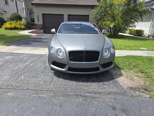 Silver 2014 Bentley Continental GT V8