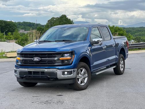 Blue 2024 Ford F-150 XLT
