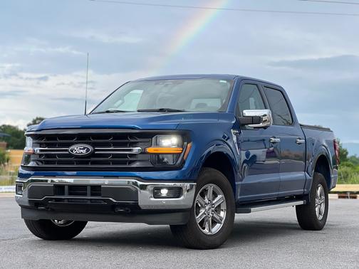 Blue 2024 Ford F-150 XLT