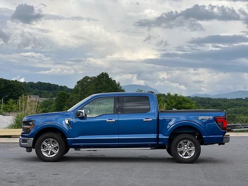 Blue 2024 Ford F-150 XLT