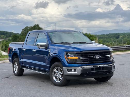 Blue 2024 Ford F-150 XLT