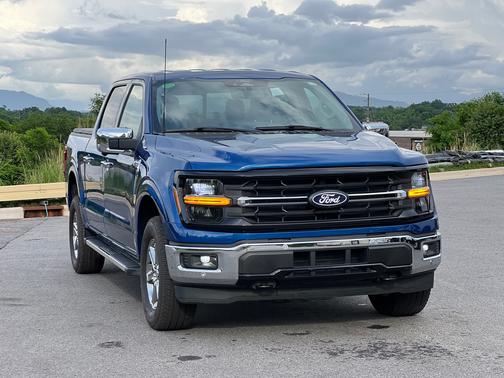 Blue 2024 Ford F-150 XLT