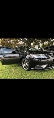 Black 2008 Saab 9-3 TurboX