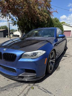Blue 2013 BMW M5 Base