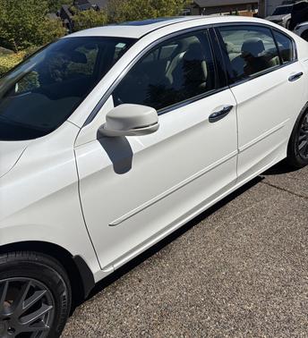 White 2014 Honda Accord Touring