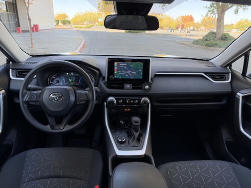 Silver 2024 Toyota RAV4 Hybrid XLE