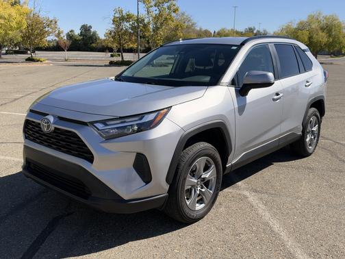 Silver 2024 Toyota RAV4 Hybrid XLE