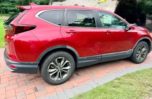 Red 2021 Honda CR-V EX-L