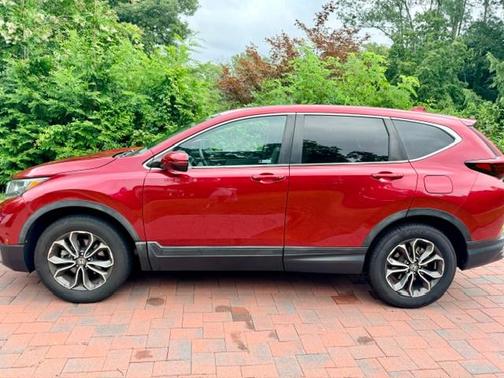 Red 2021 Honda CR-V EX-L