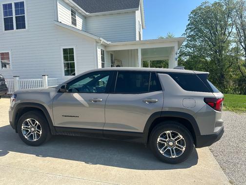 Beige 2026 GMC Terrain FWD Elevation