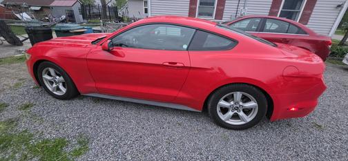 Red 2015 Ford Mustang V6