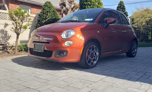 Orange 2012 FIAT 500 Sport