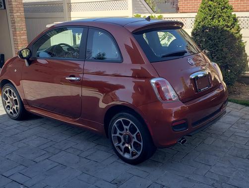 Orange 2012 FIAT 500 Sport