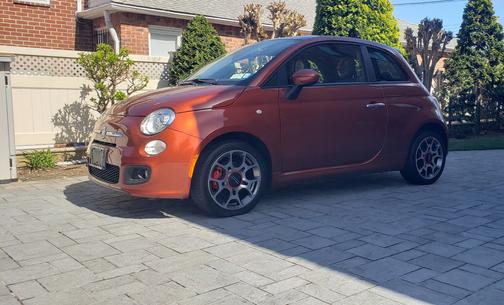 Orange 2012 FIAT 500 Sport