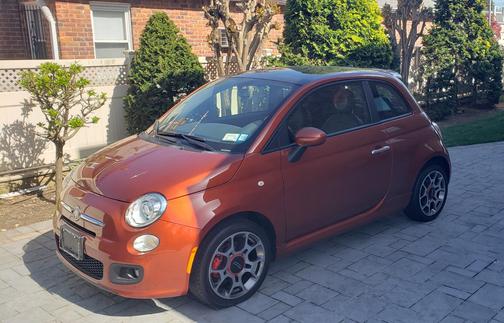 Orange 2012 FIAT 500 Sport