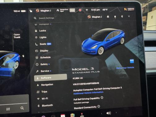 2021 Tesla Model 3 Standard Range Plus