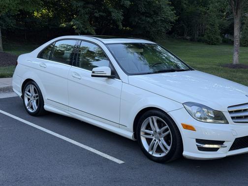 White 2012 Mercedes-Benz C-Class C 300 4MATIC Luxury