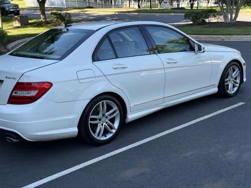 White 2012 Mercedes-Benz C-Class C 300 4MATIC Luxury