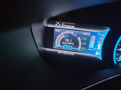 Red 2015 Ford C-Max Energi SEL