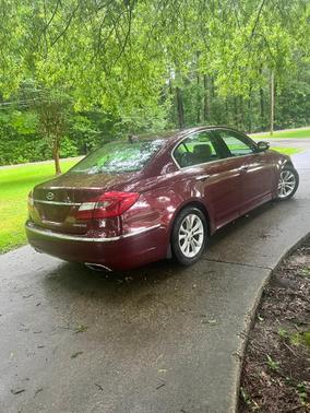 Red 2012 Hyundai Genesis 3.8
