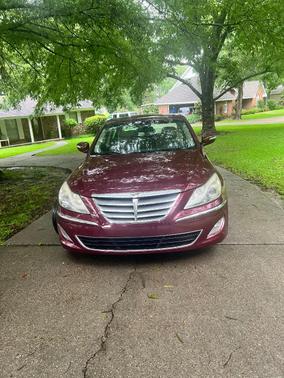 Red 2012 Hyundai Genesis 3.8