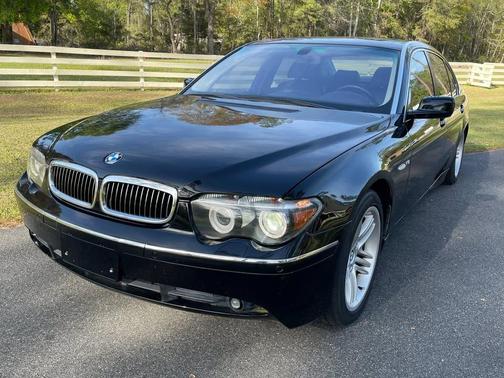 Black 2003 BMW 760 Li