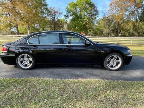 Black 2003 BMW 760 Li