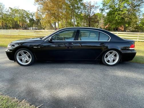 Black 2003 BMW 760 Li