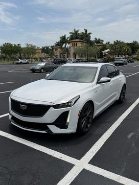 White 2021 Cadillac CT5-V Base