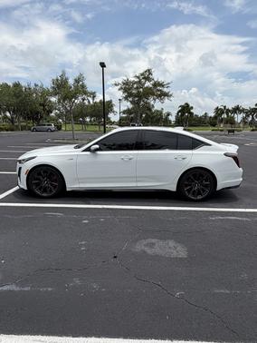 White 2021 Cadillac CT5-V Base