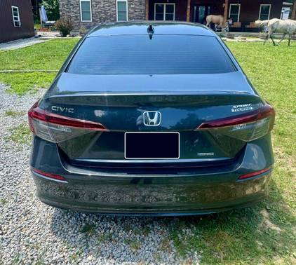 Gray 2025 Honda Civic Hybrid Sport Touring