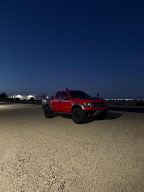 Red 2013 Ford F-150 SVT Raptor