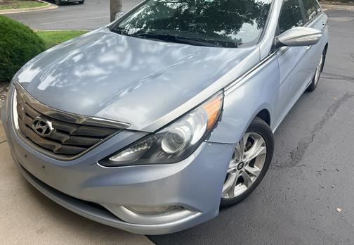 Blue 2013 Hyundai SONATA Limited
