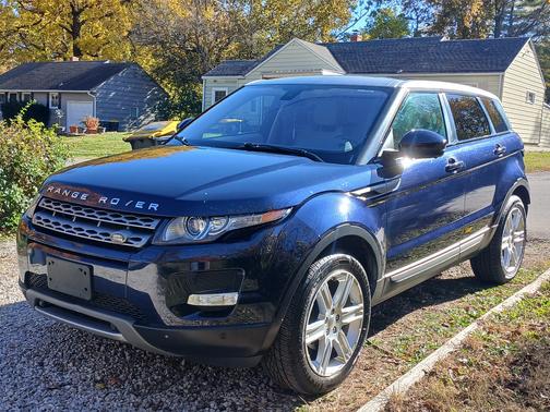 Blue 2014 Land Rover Range Rover Evoque Pure